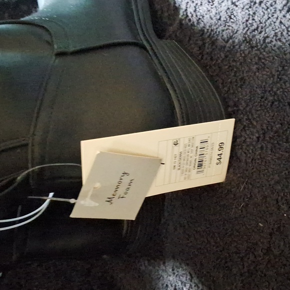 Brand new pair of A New Day tall black Moto-Biker style boots. With original box - Picture 5 of 5